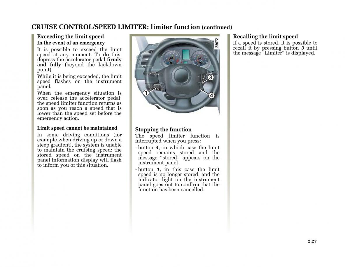 Renault Megane II 2 owners manual / page 126