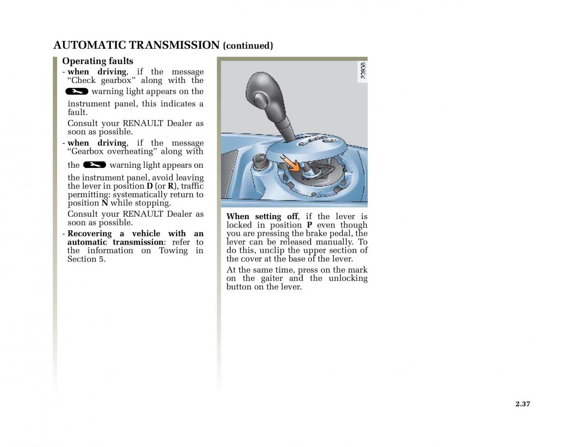 Renault Megane II 2 owners manual / page 136