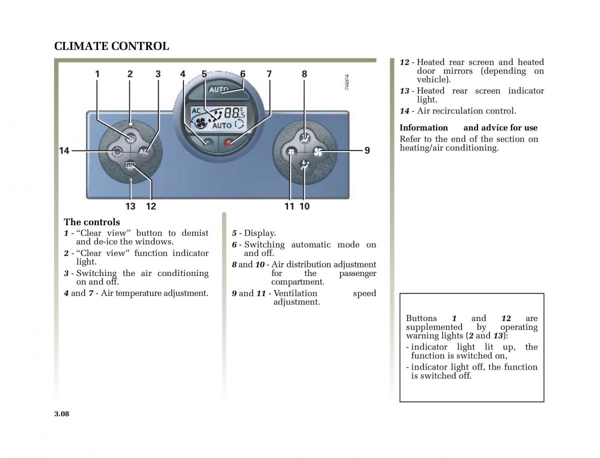 Renault Megane II 2 owners manual / page 145