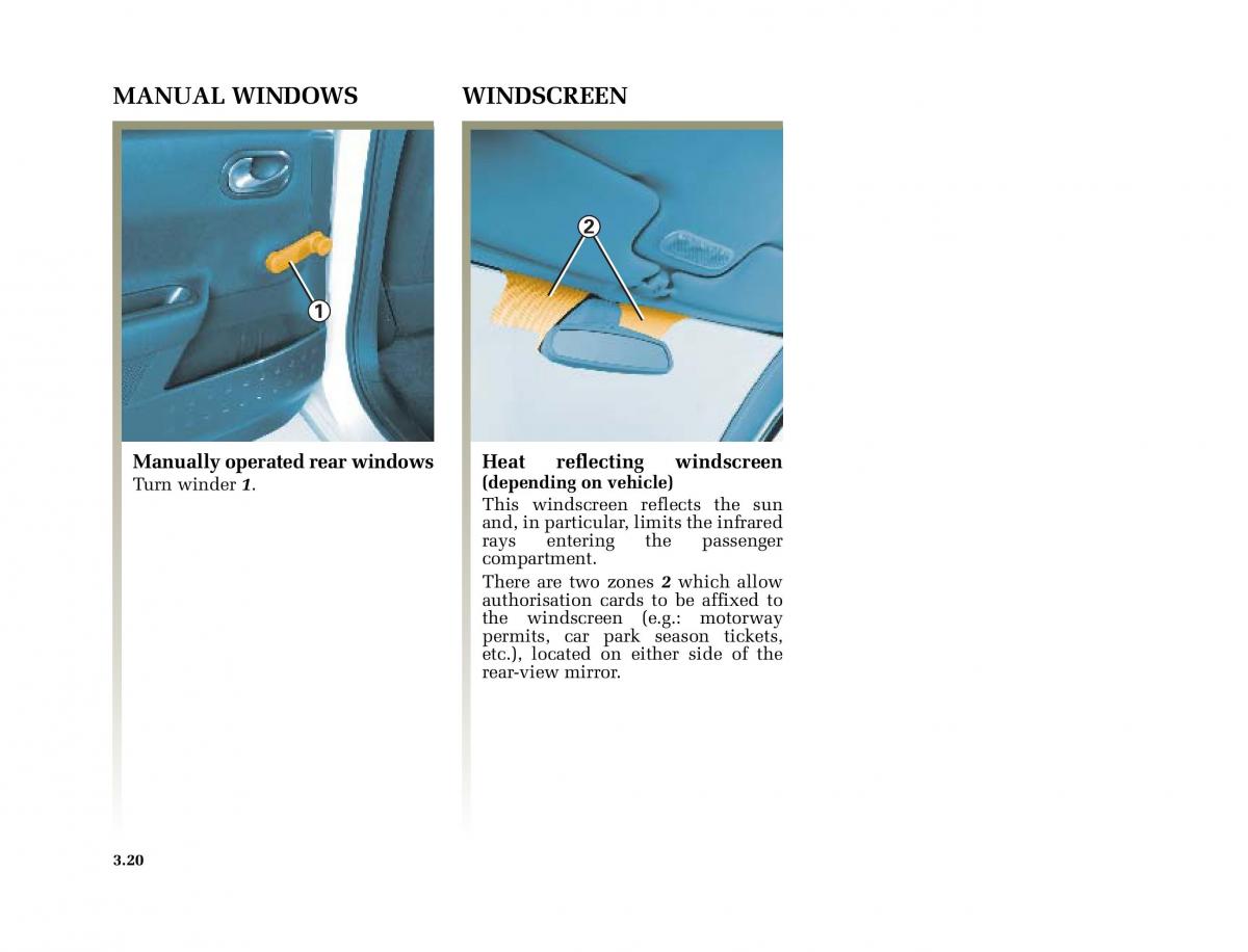 Renault Megane II 2 owners manual / page 157