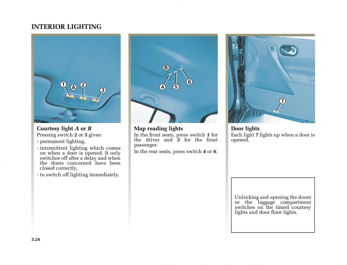 Renault Megane II 2 owners manual / page 161