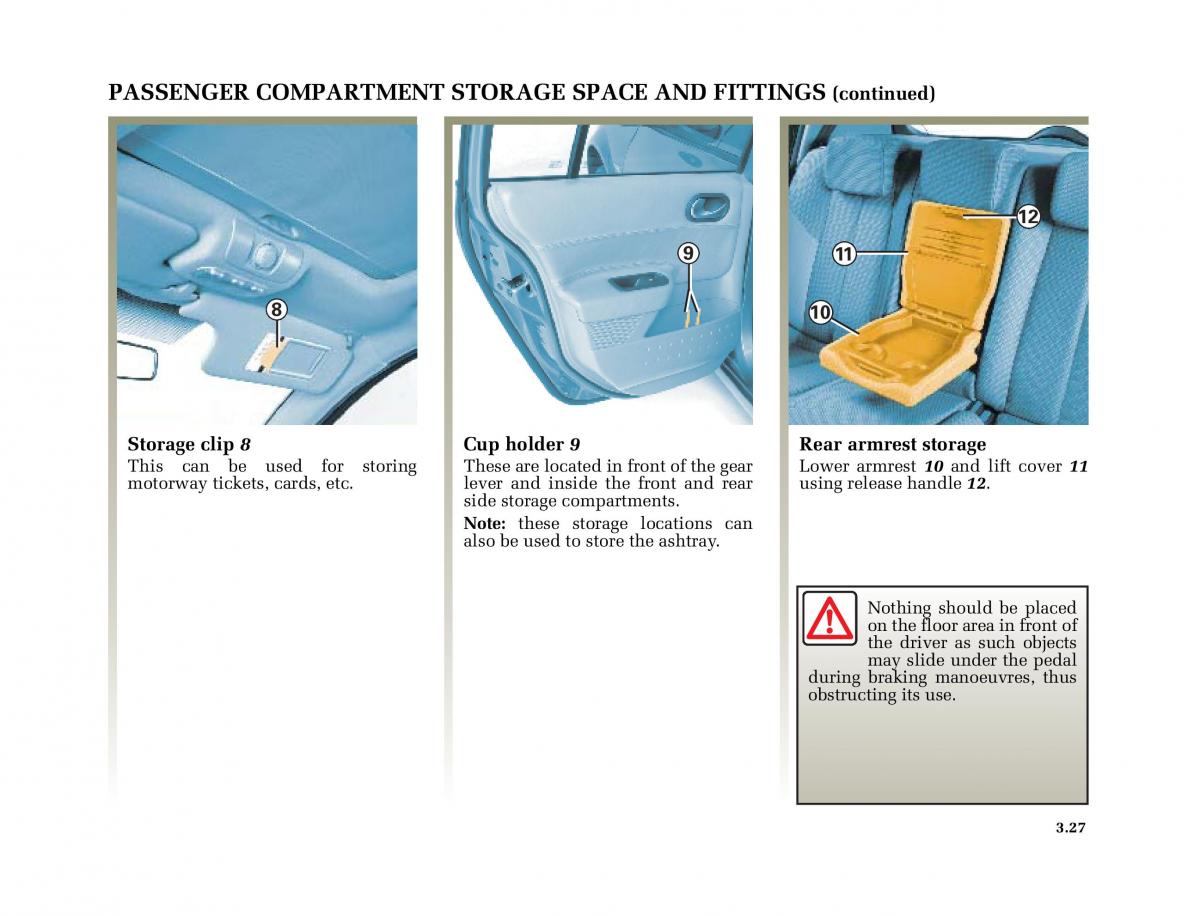 Renault Megane II 2 owners manual / page 164