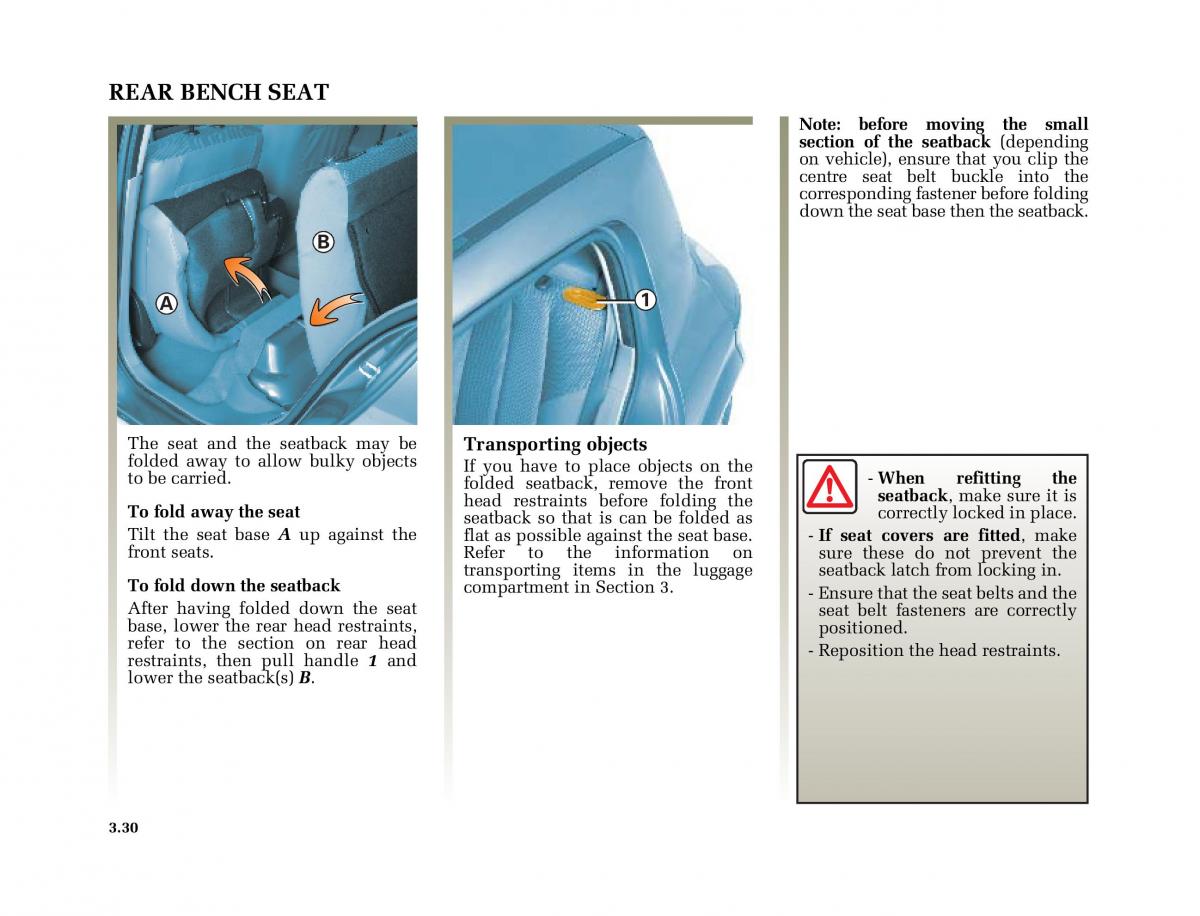 Renault Megane II 2 owners manual / page 167