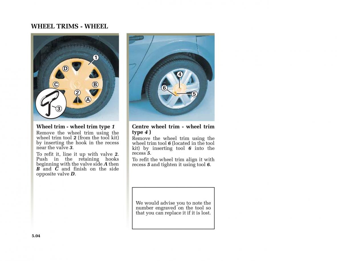 Renault Megane II 2 owners manual / page 191