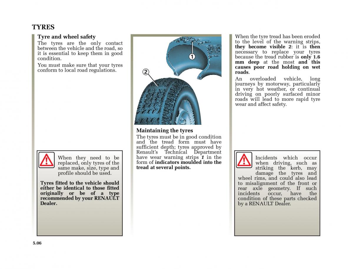 Renault Megane II 2 owners manual / page 193