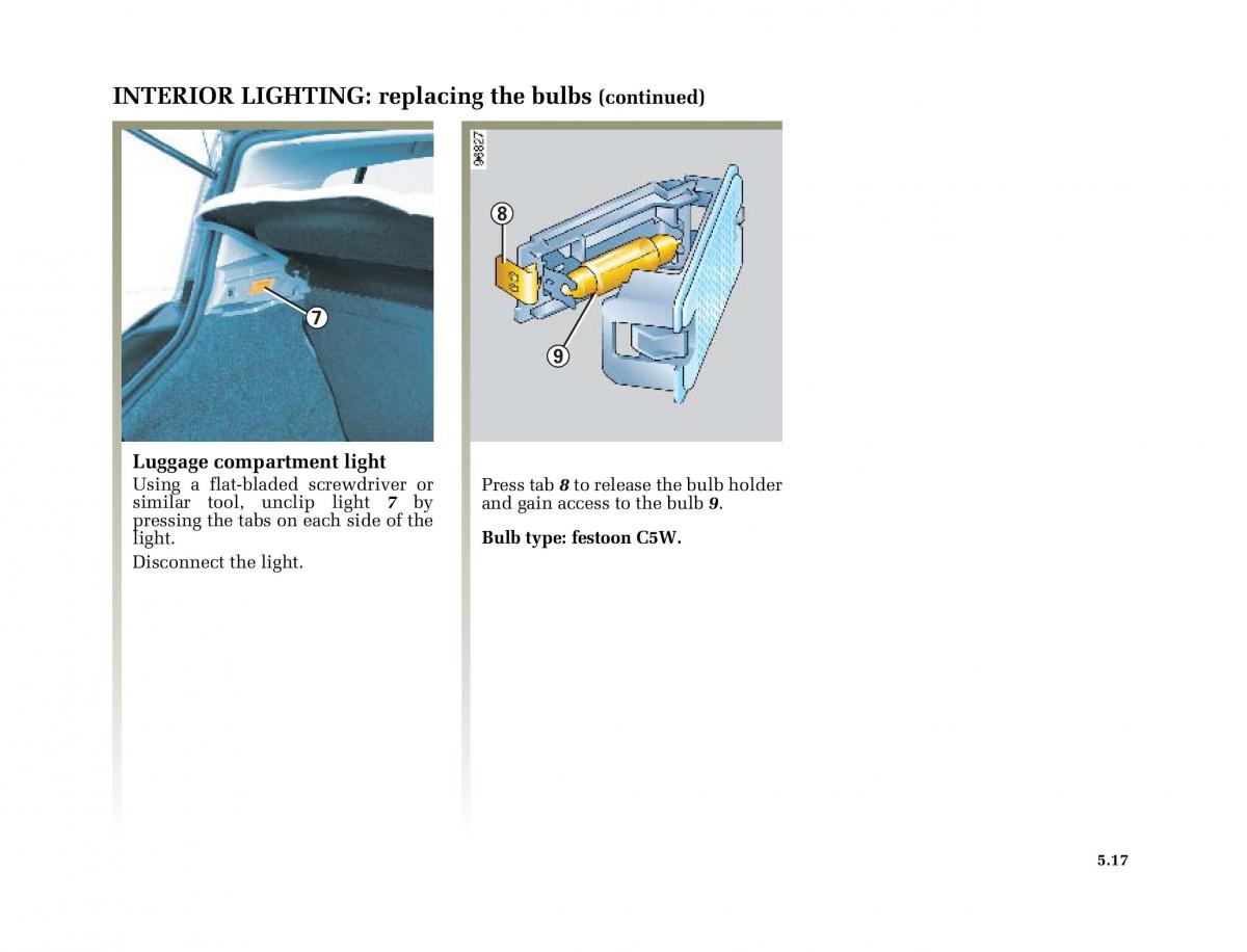 Renault Megane II 2 owners manual / page 204