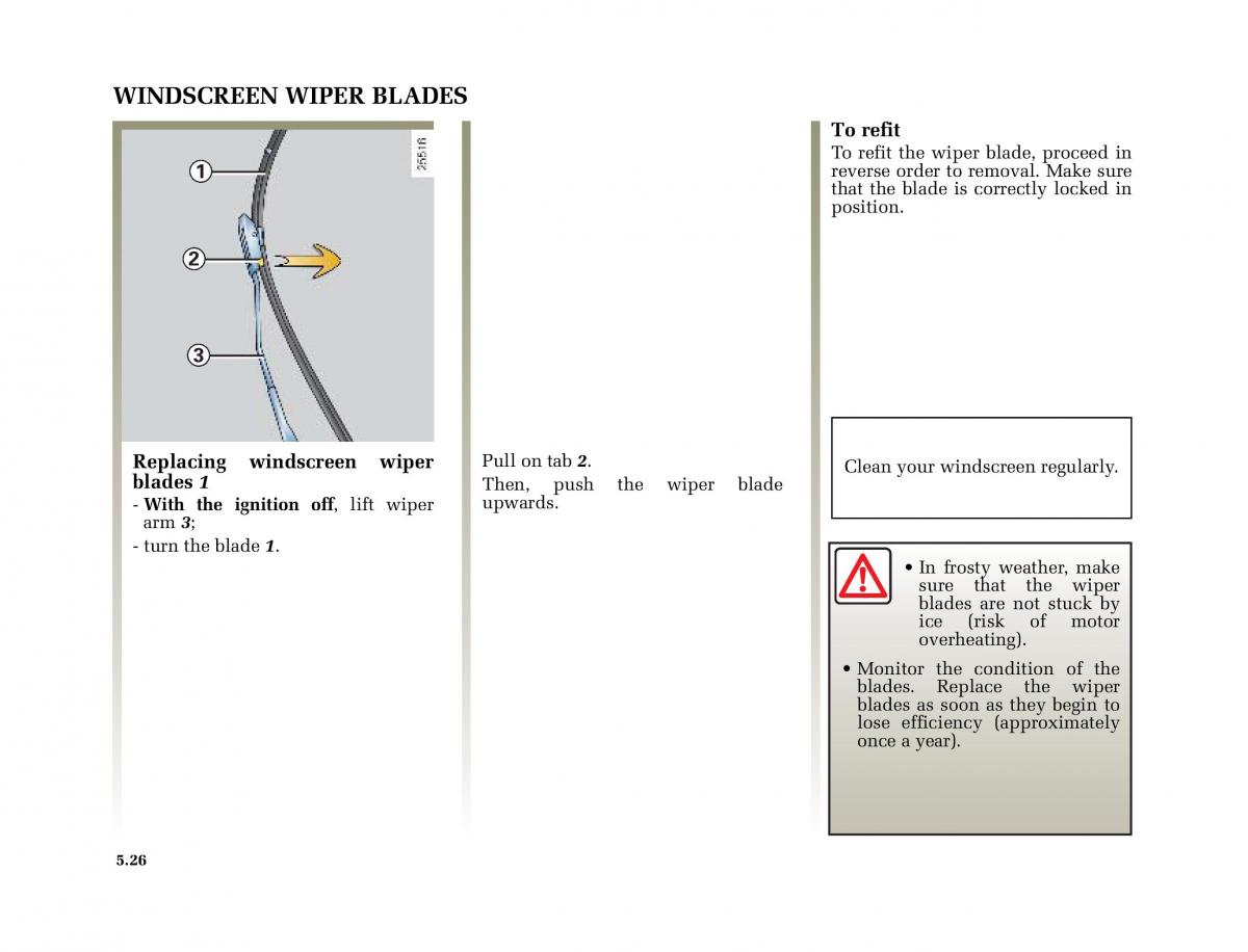 Renault Megane II 2 owners manual / page 213