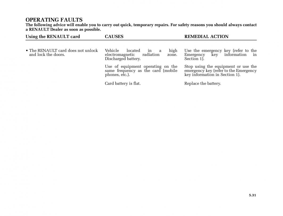 Renault Megane II 2 owners manual / page 218