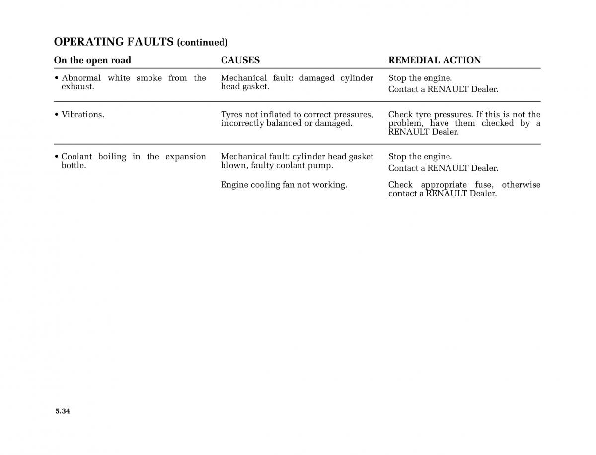 Renault Megane II 2 owners manual / page 221