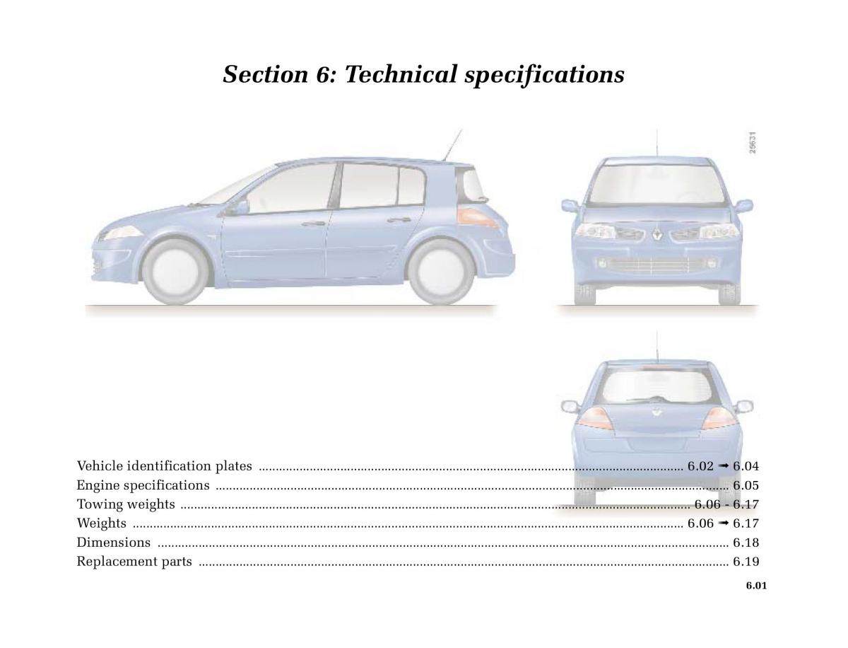 Renault Megane II 2 owners manual / page 226