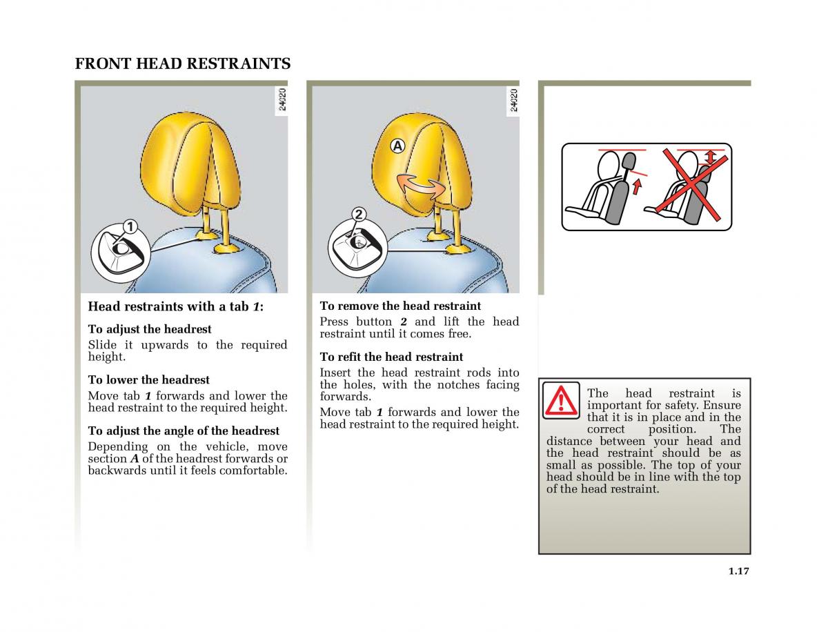 Renault Megane II 2 owners manual / page 26