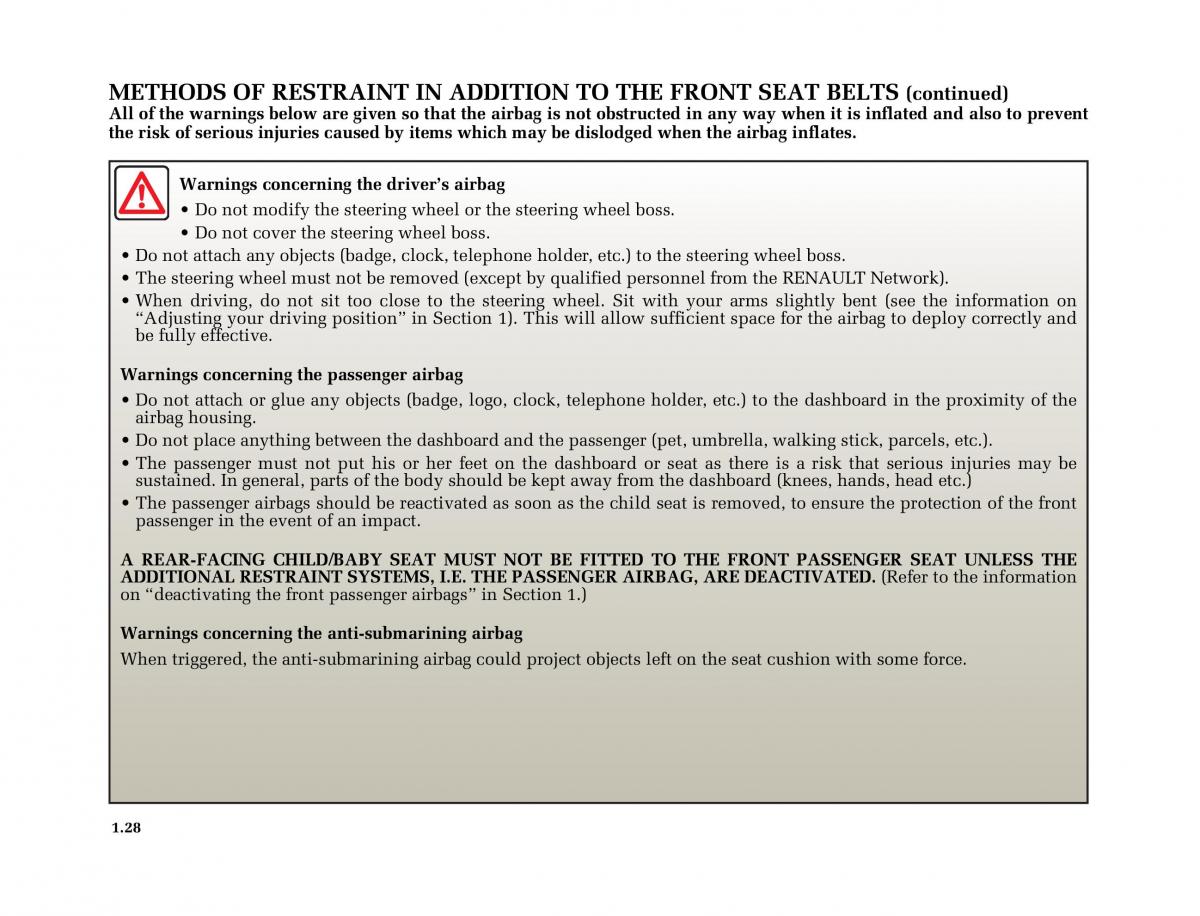 Renault Megane II 2 owners manual / page 37