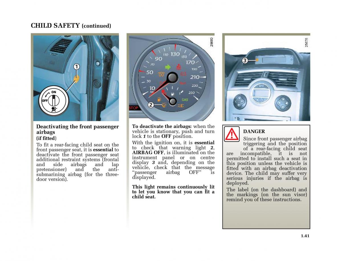 Renault Megane II 2 owners manual / page 50