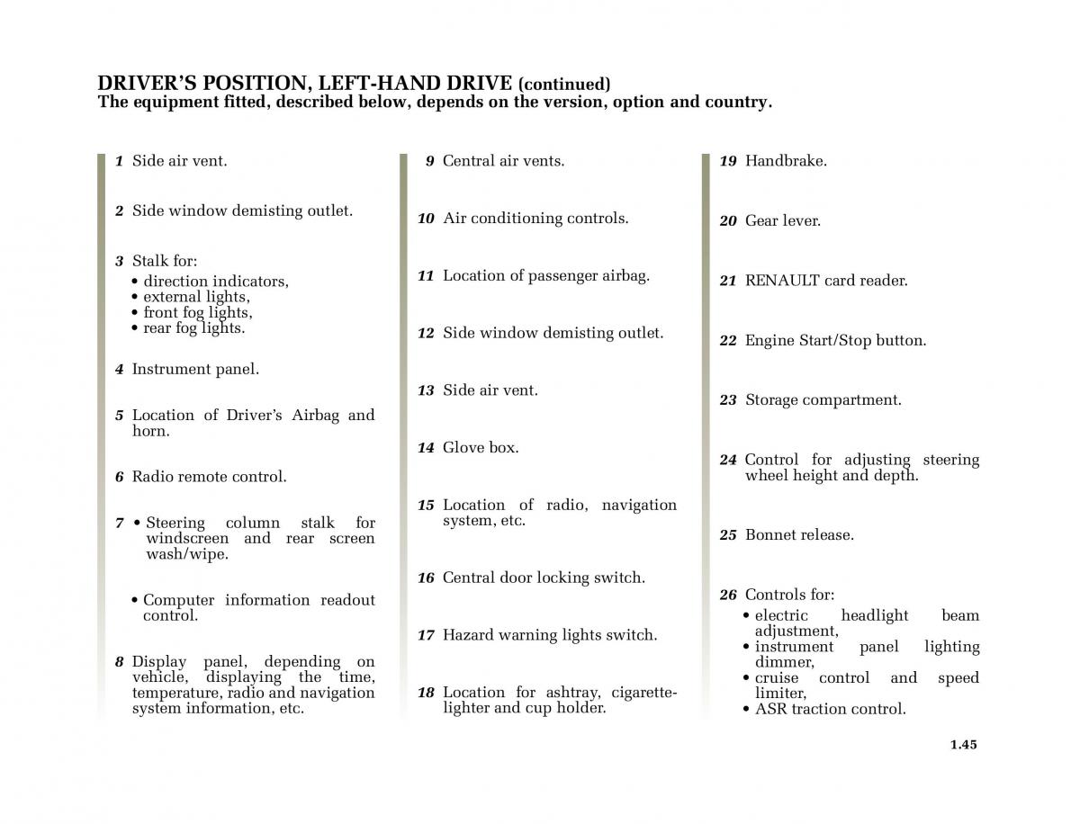 Renault Megane II 2 owners manual / page 54