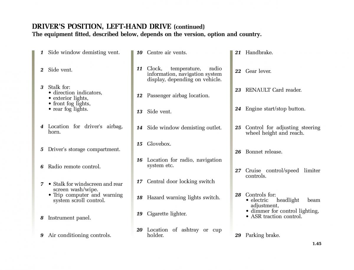 Renault Scenic II 2 owners manual / page 56