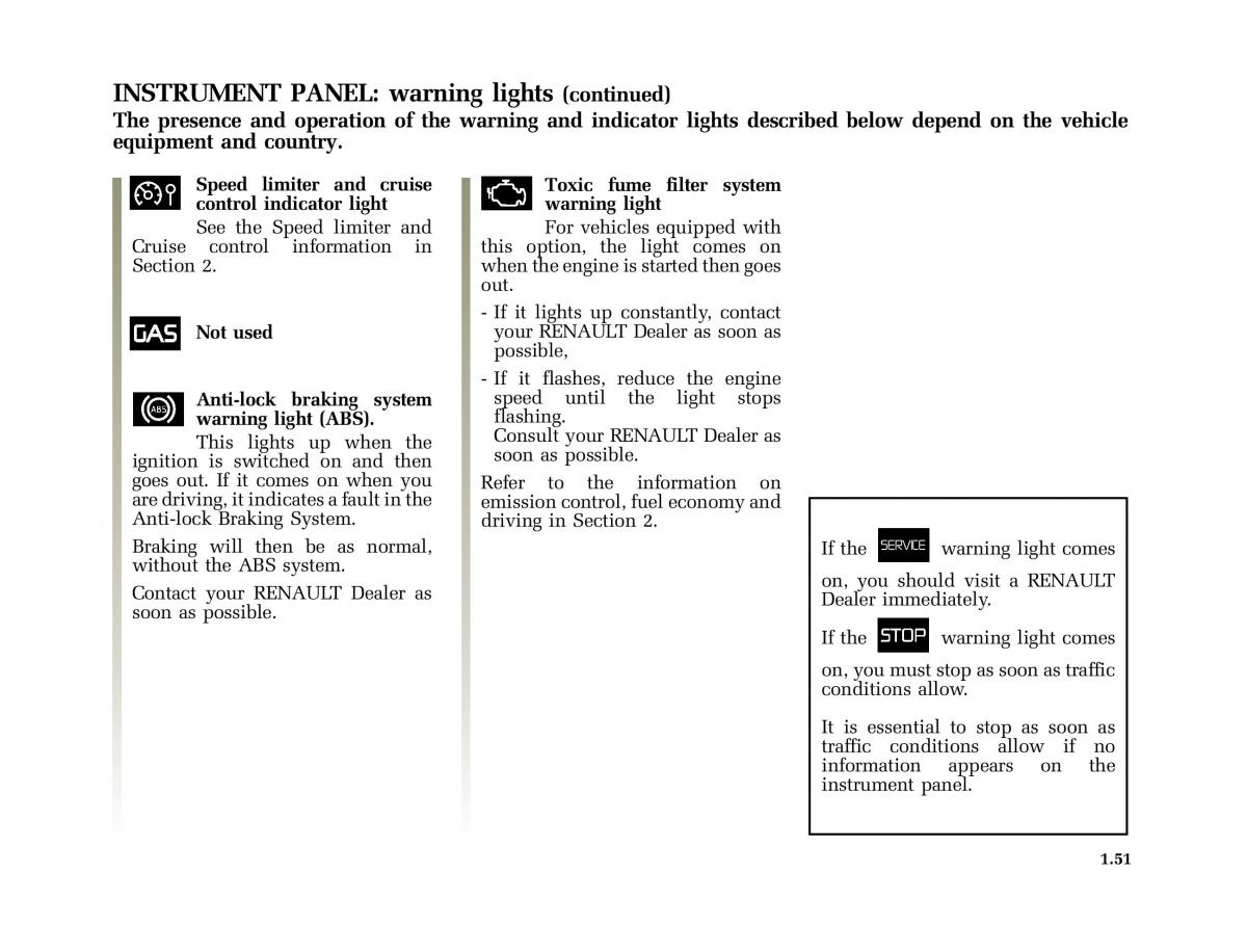 Renault Scenic II 2 owners manual / page 62