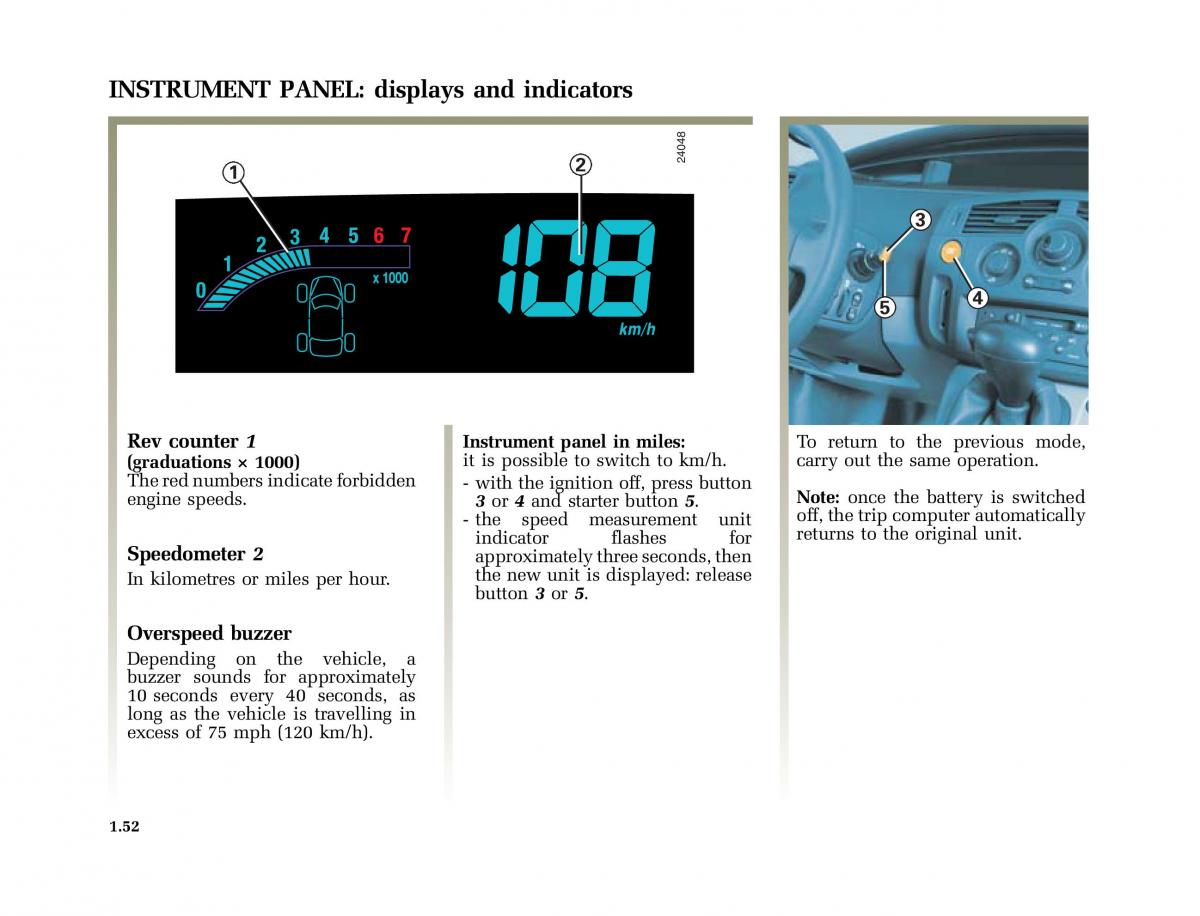 Renault Scenic II 2 owners manual / page 63