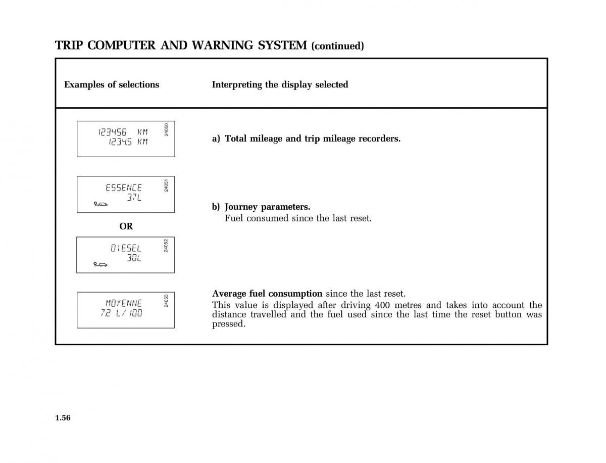 Renault Scenic II 2 owners manual / page 67