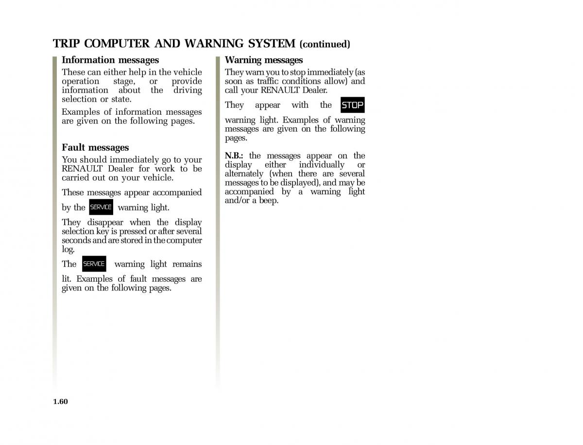 Renault Scenic II 2 owners manual / page 71