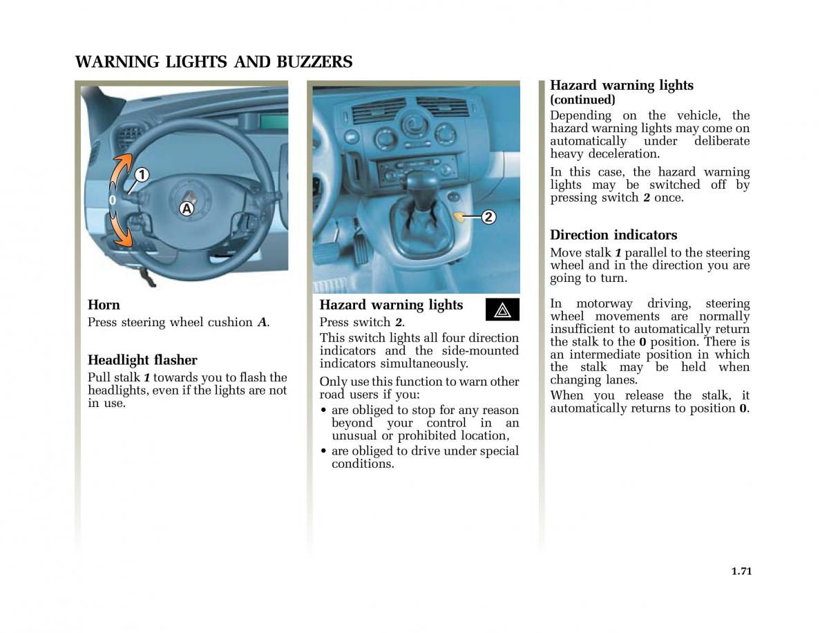 Renault Scenic II 2 owners manual / page 82