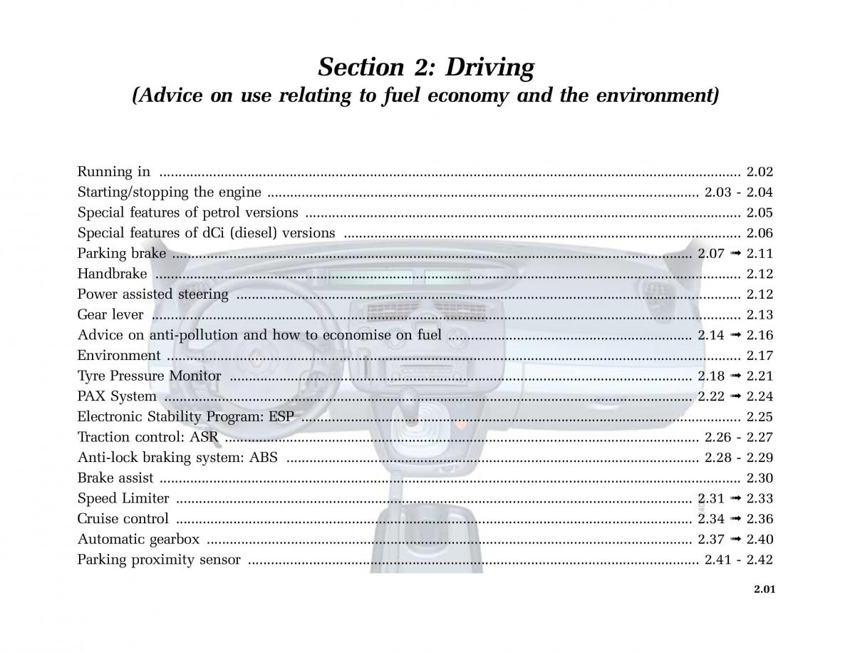 Renault Scenic II 2 owners manual / page 92