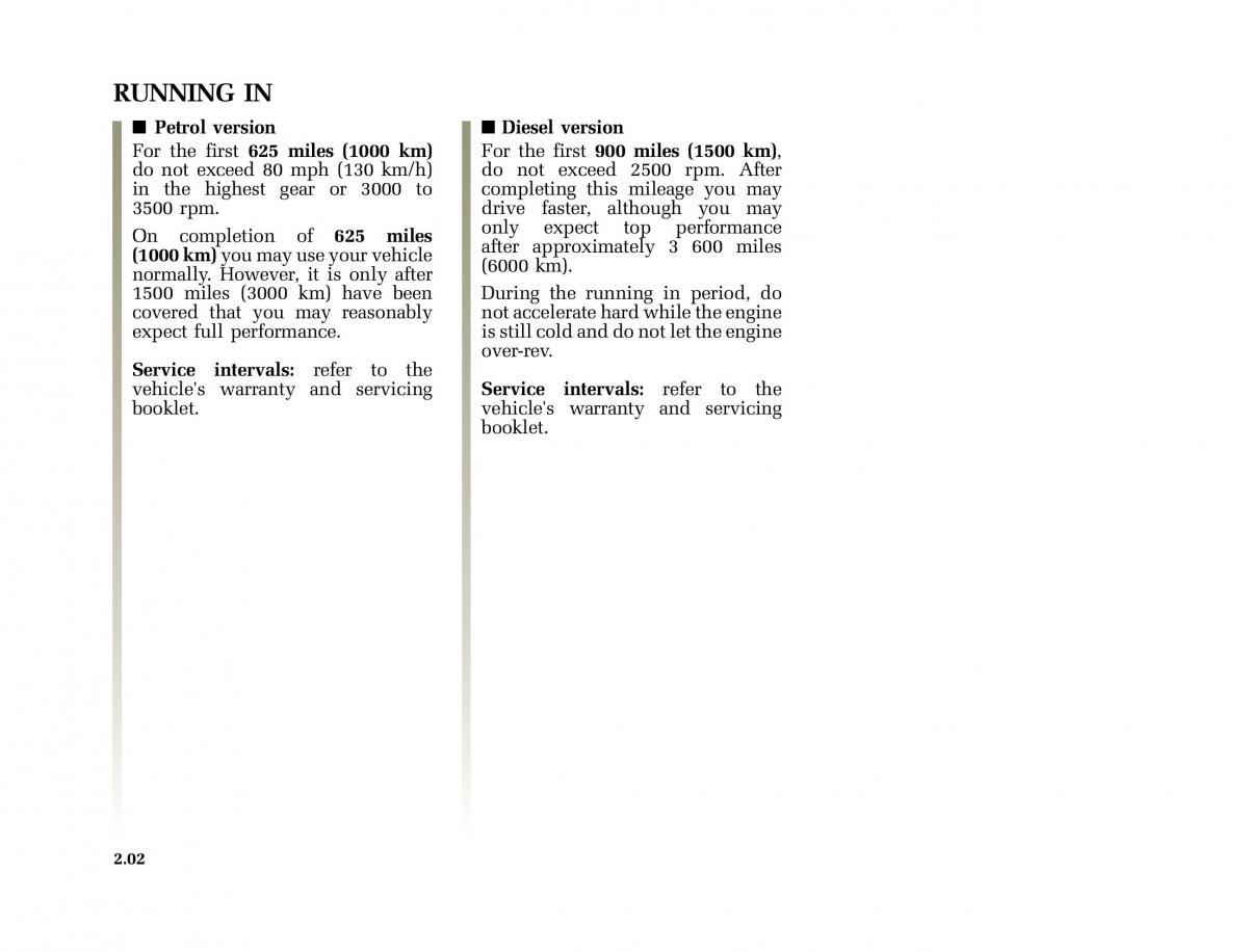 Renault Scenic II 2 owners manual / page 93