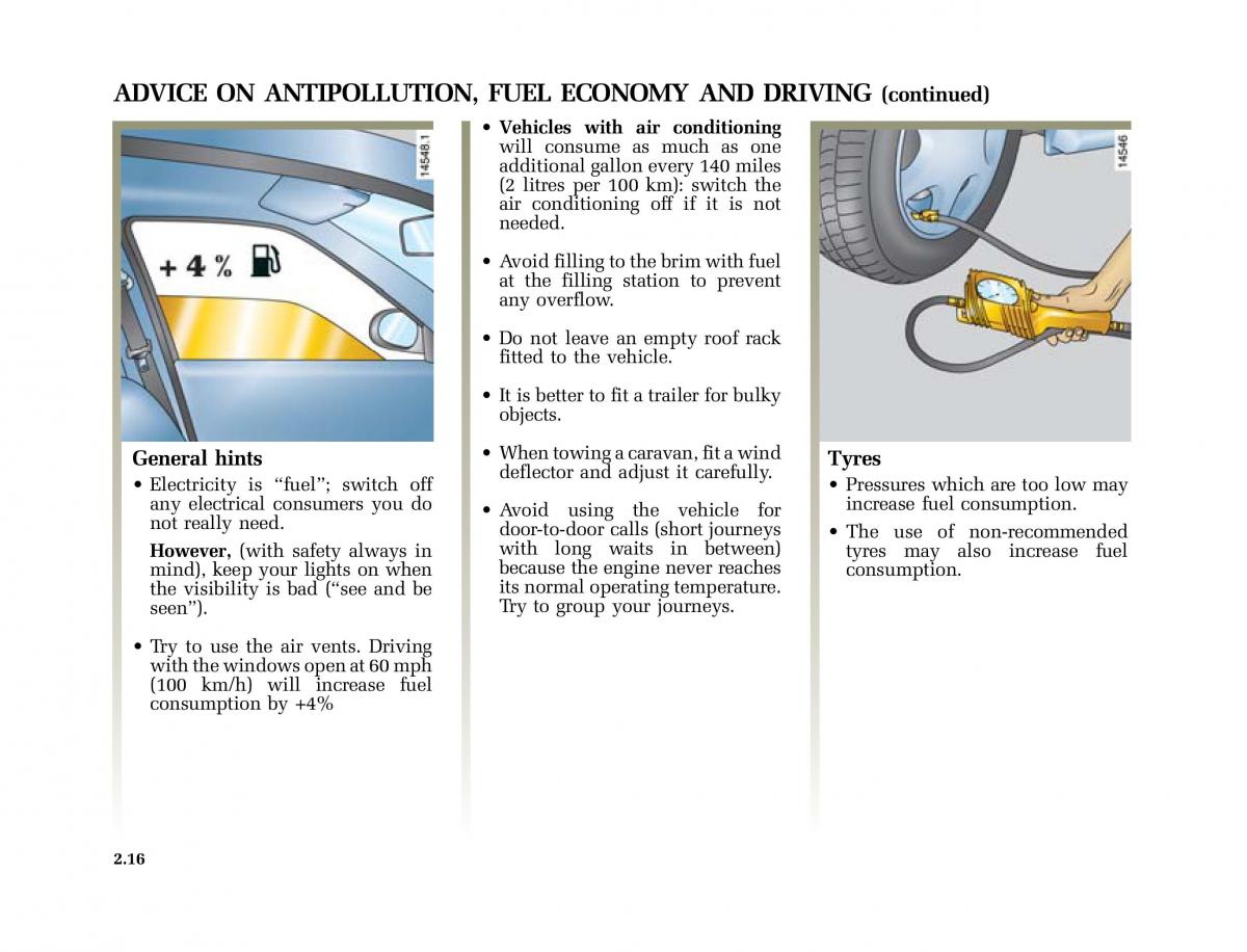 Renault Scenic II 2 owners manual / page 107