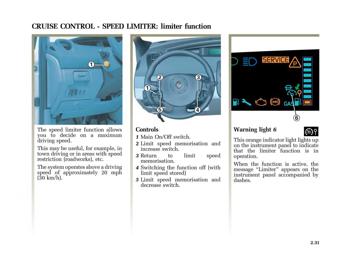 Renault Scenic II 2 owners manual / page 122