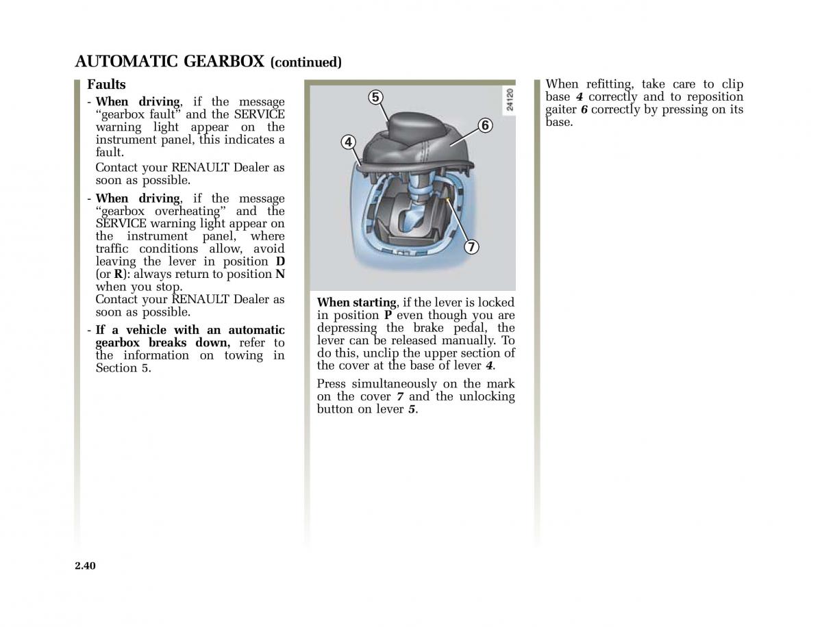 Renault Scenic II 2 owners manual / page 131