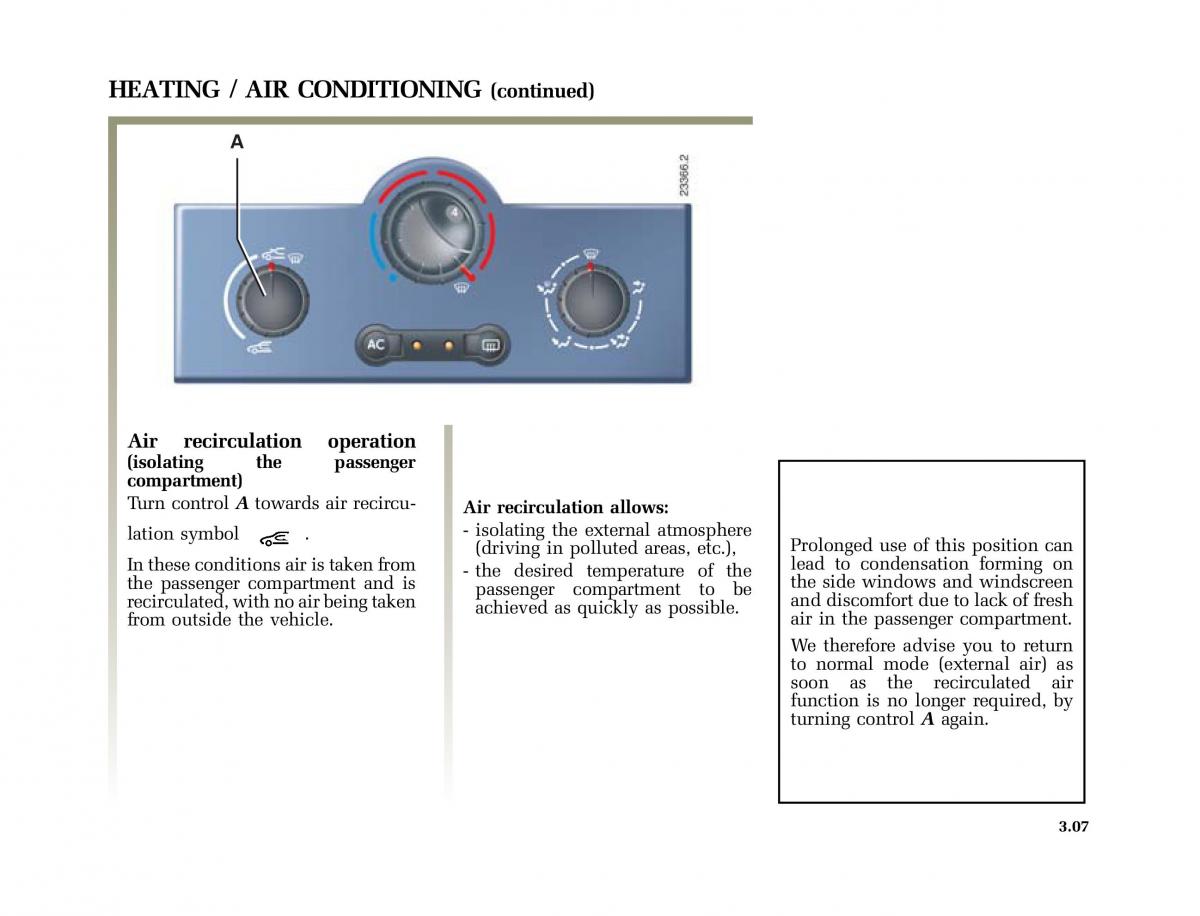 Renault Scenic II 2 owners manual / page 140