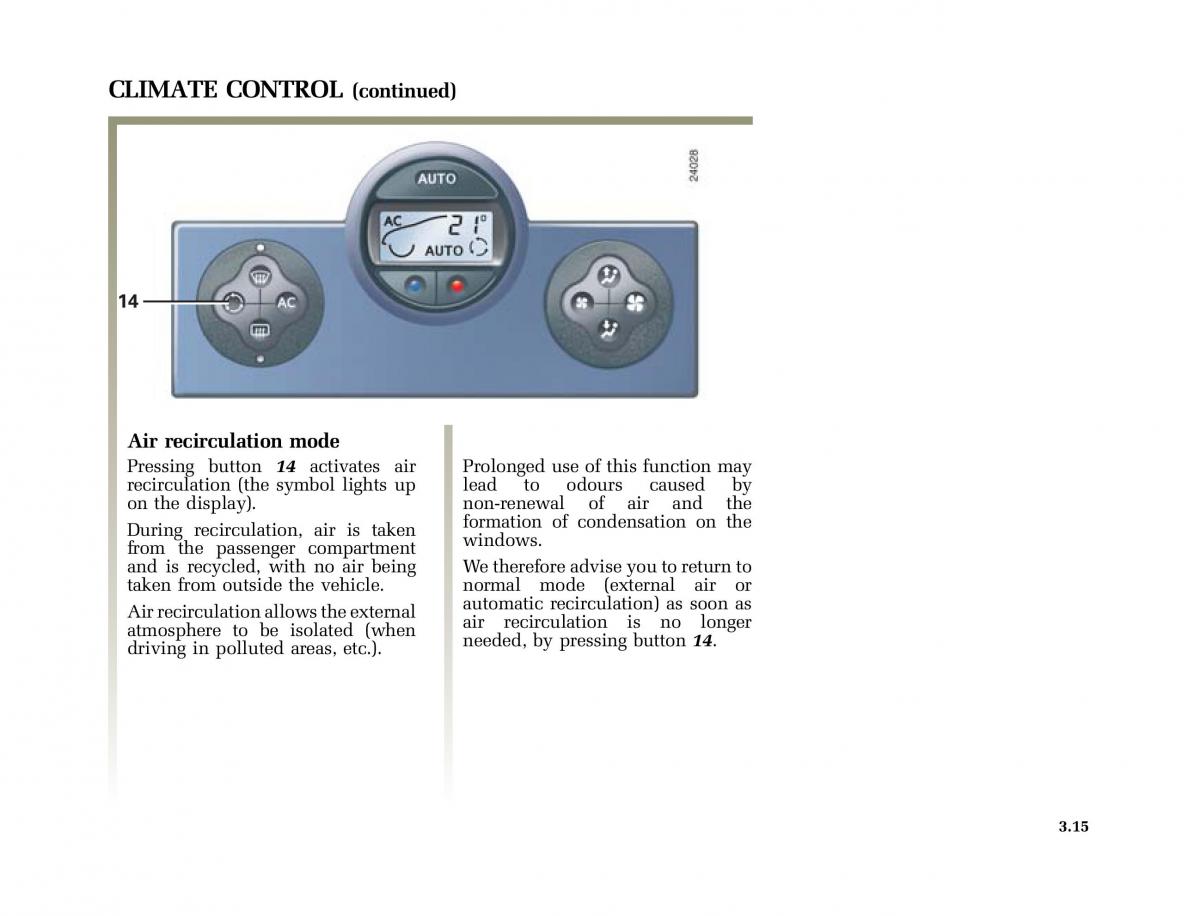 Renault Scenic II 2 owners manual / page 148