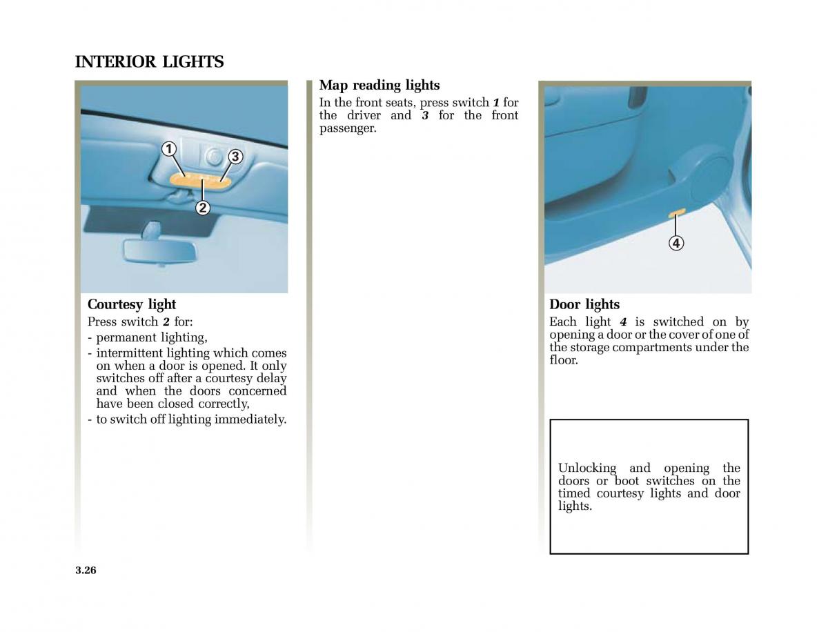 Renault Scenic II 2 owners manual / page 159