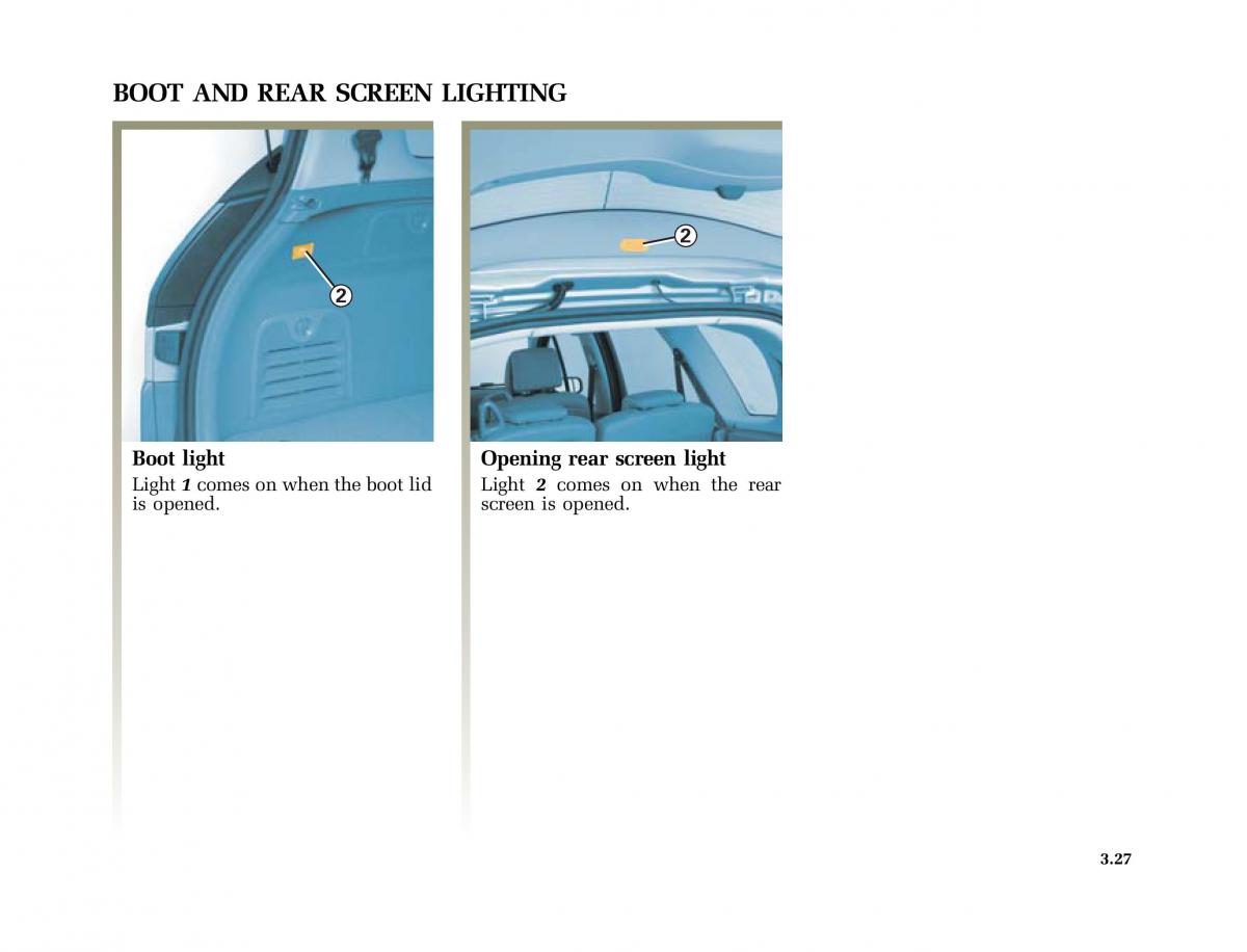 Renault Scenic II 2 owners manual / page 160