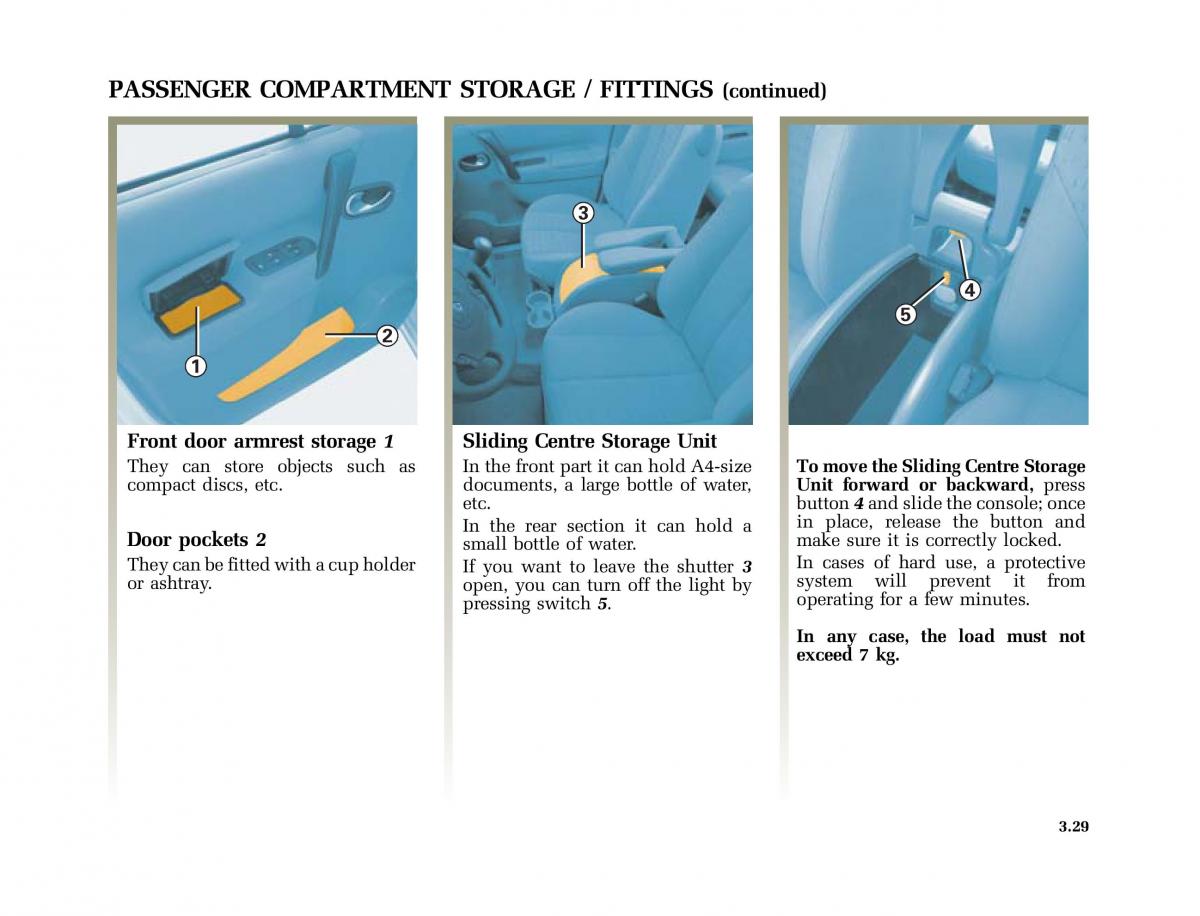 Renault Scenic II 2 owners manual / page 162