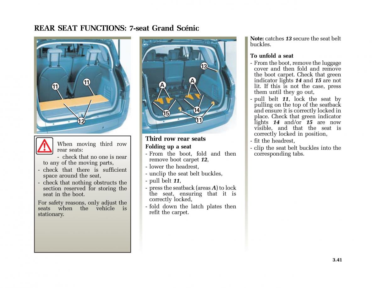 Renault Scenic II 2 owners manual / page 174