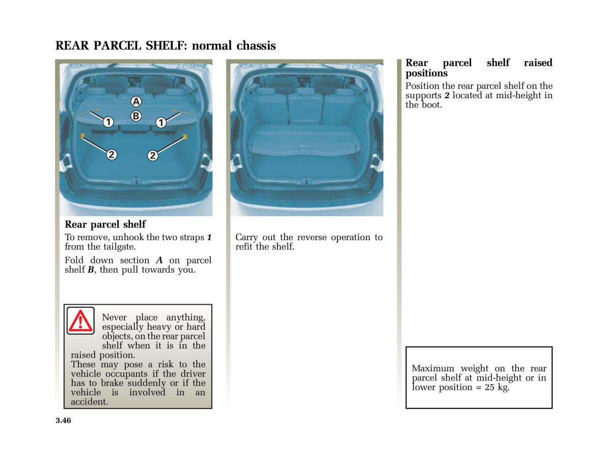 Renault Scenic II 2 owners manual / page 179