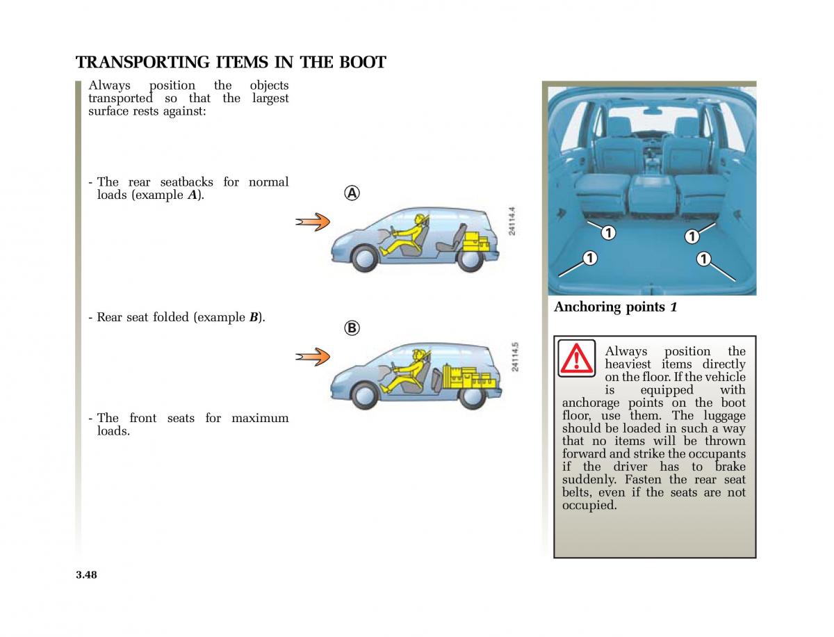 Renault Scenic II 2 owners manual / page 181