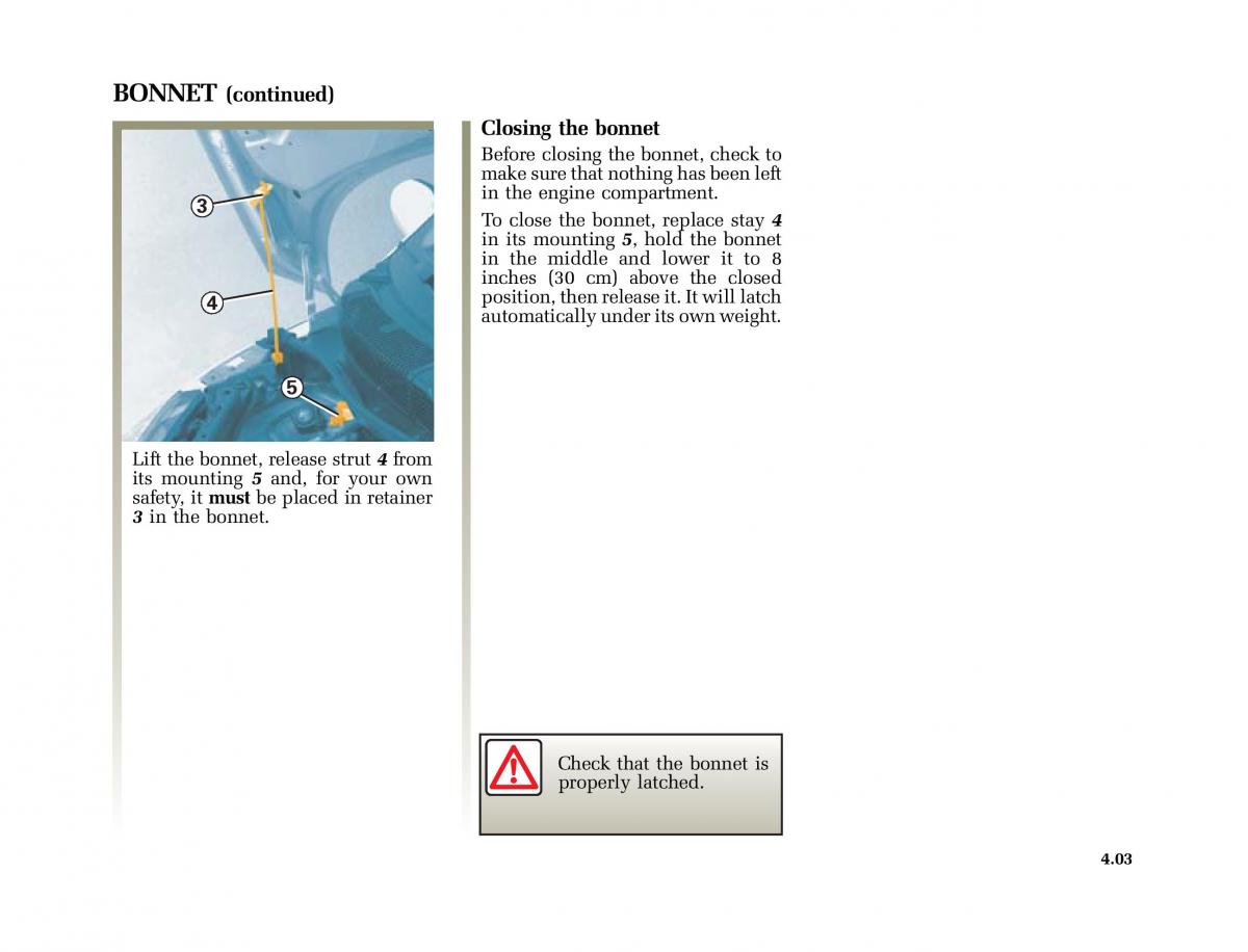 Renault Scenic II 2 owners manual / page 188