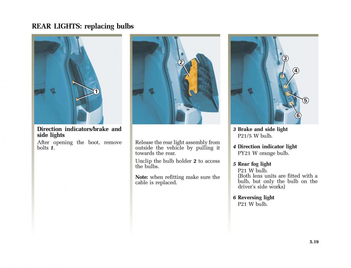 Renault Scenic II 2 owners manual / page 218