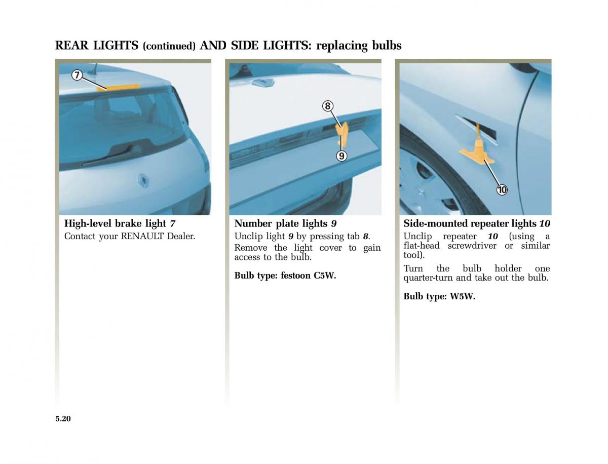 Renault Scenic II 2 owners manual / page 219