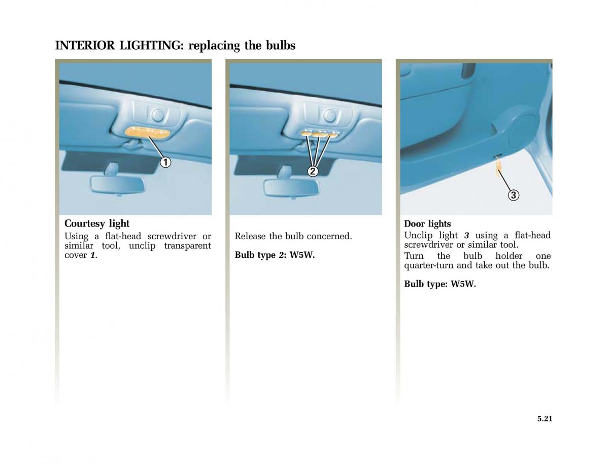 Renault Scenic II 2 owners manual / page 220