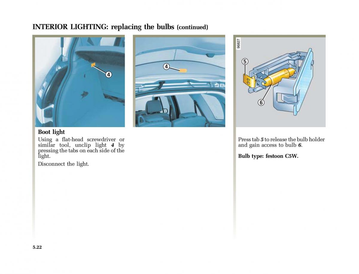 Renault Scenic II 2 owners manual / page 221