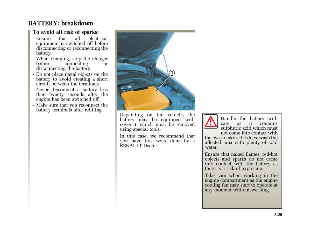 Renault Scenic II 2 owners manual / page 224