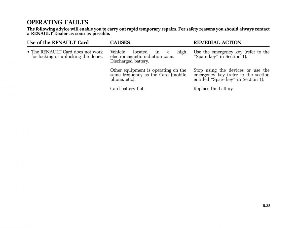 Renault Scenic II 2 owners manual / page 234