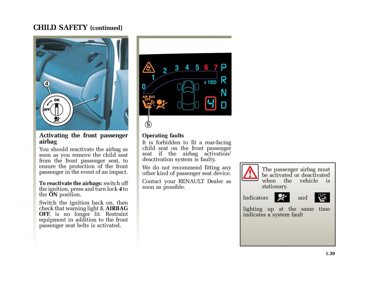 Renault Scenic II 2 owners manual / page 50