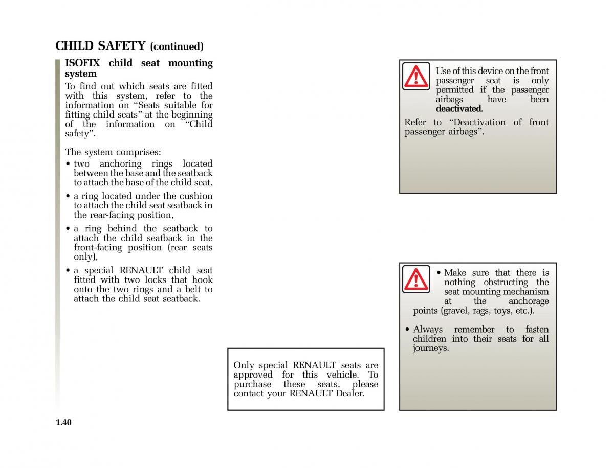 Renault Scenic II 2 owners manual / page 51