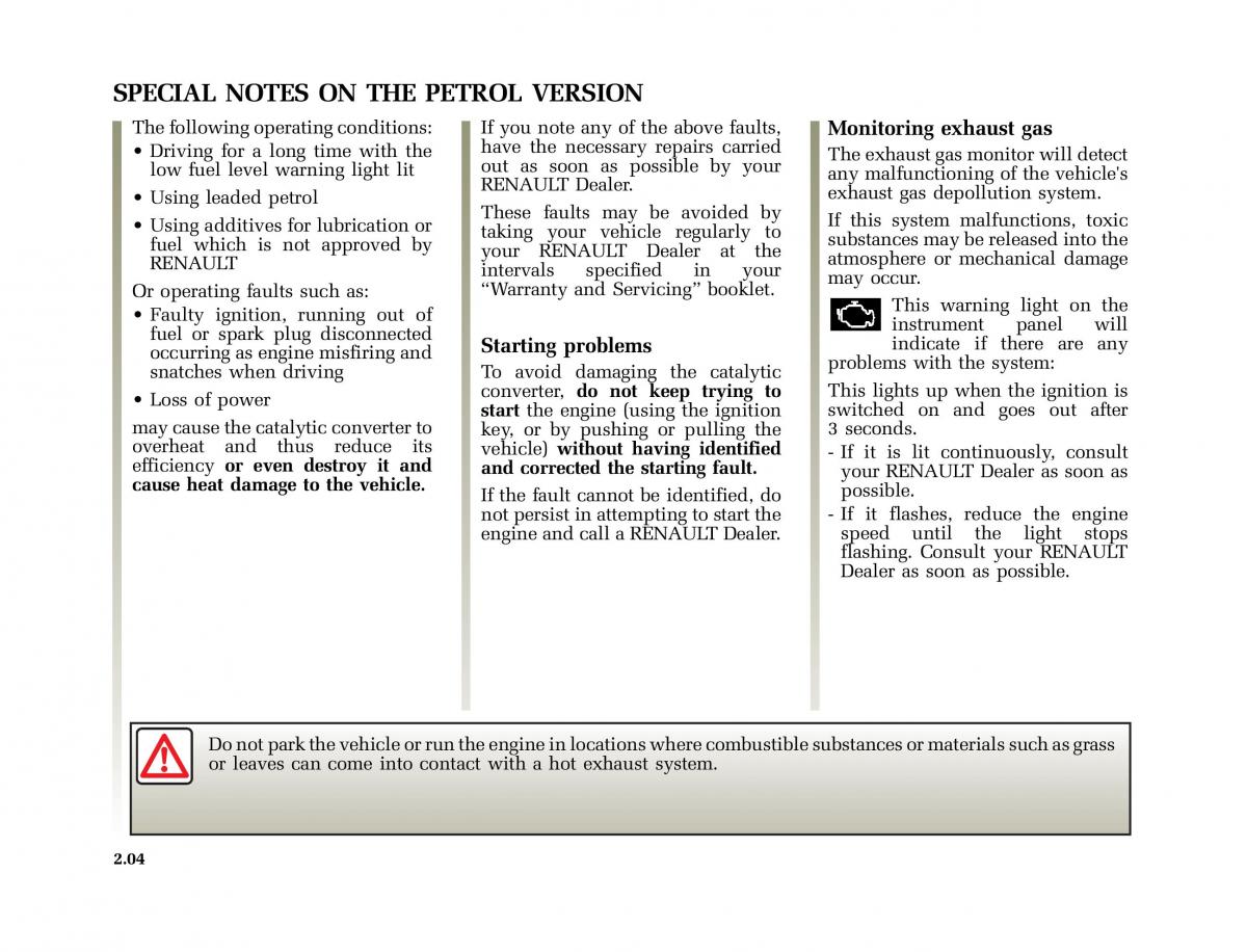 Renault Twingo I 1 owners manual / page 55