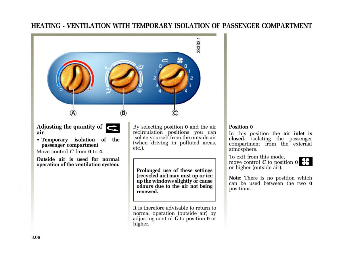 Renault Twingo I 1 owners manual / page 75