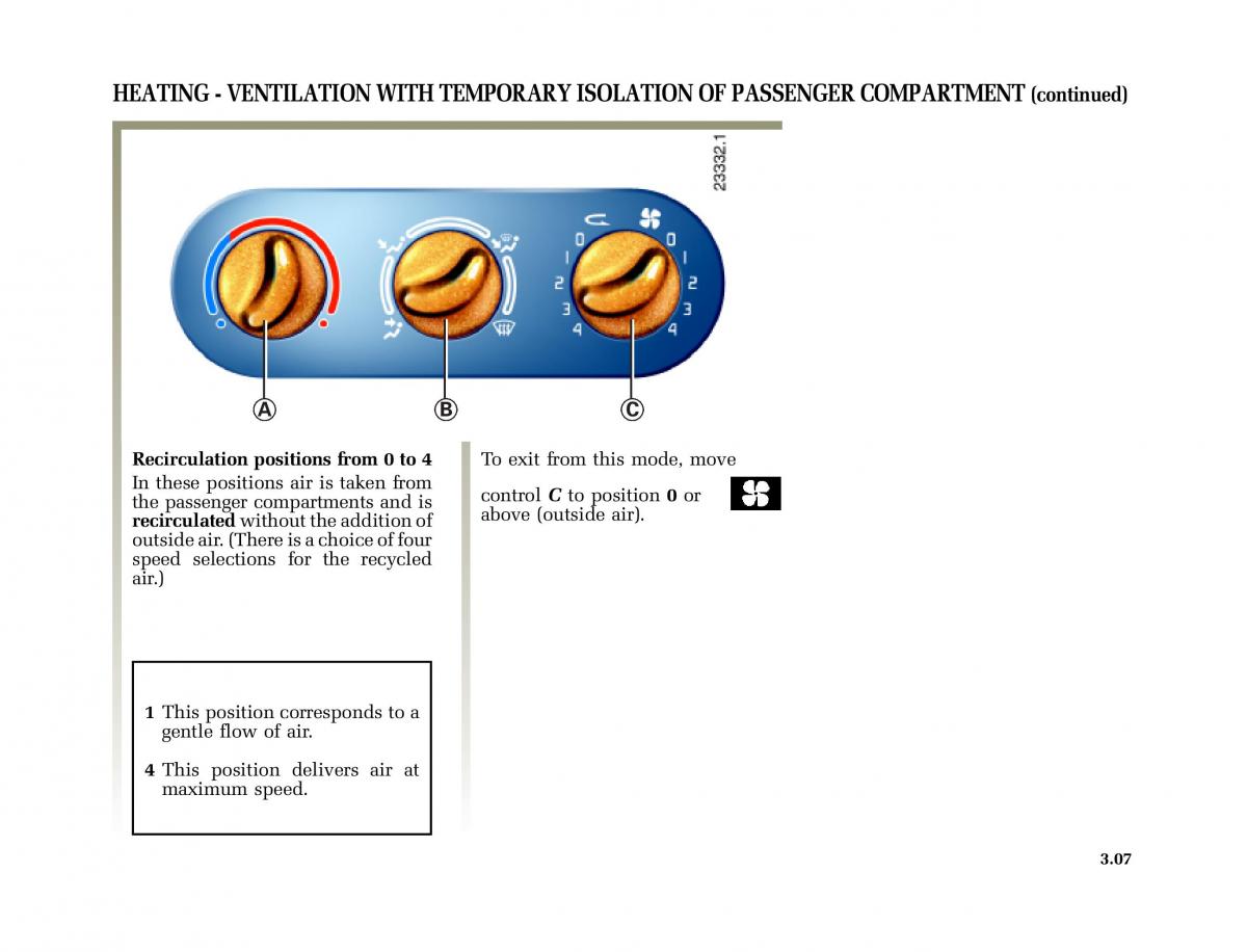 Renault Twingo I 1 owners manual / page 76