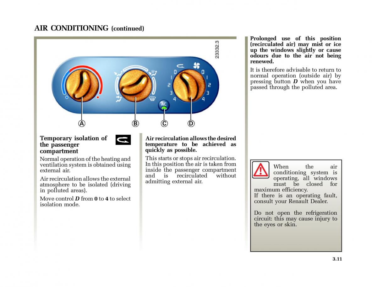 Renault Twingo I 1 owners manual / page 80